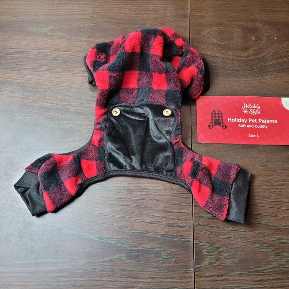 Plaid Doggie jammies - Picture 1 of 6